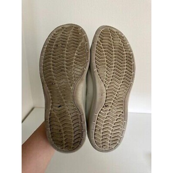 Moonstar 810s ET004 CAF 3E Synthetic Leather Shoes Slip On Off White Women's 8 - Picture 9 of 12